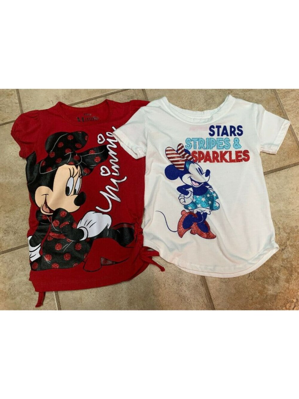 Disney Minnie Mouse & Disney MINNIE MOUSE Junior TShirts Size 4T & 4/5 U10-40